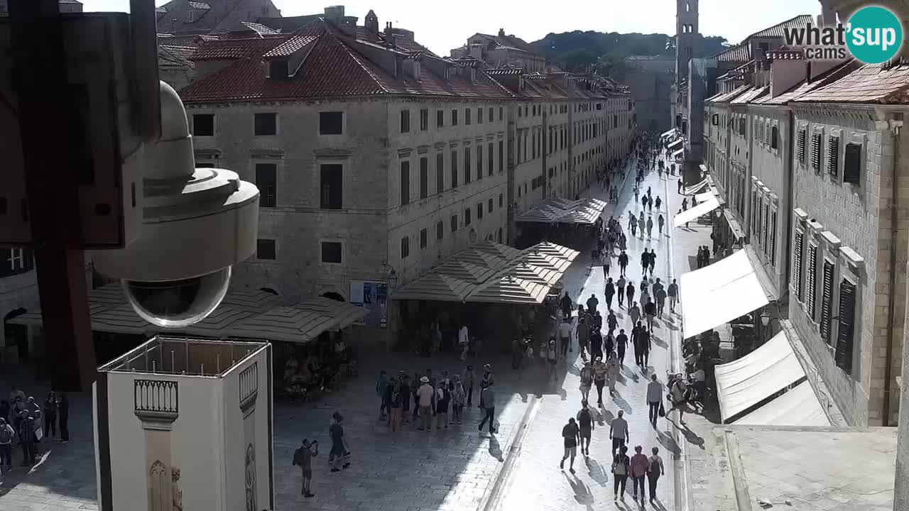 Kamera v zivo Dubrovnik – panorama na stari del mesta