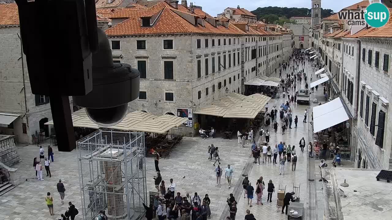 Kamera v zivo Dubrovnik – panorama na stari del mesta