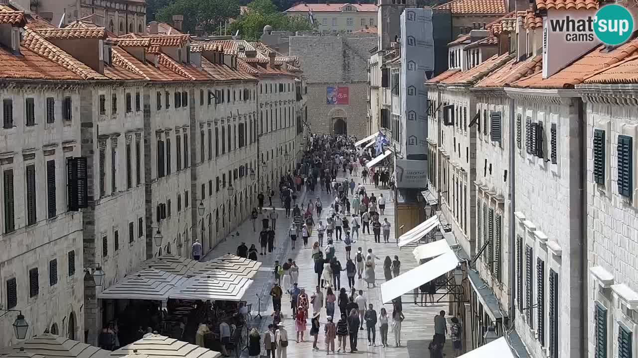Webcam live Dubrovnik – panorama della città vecchia
