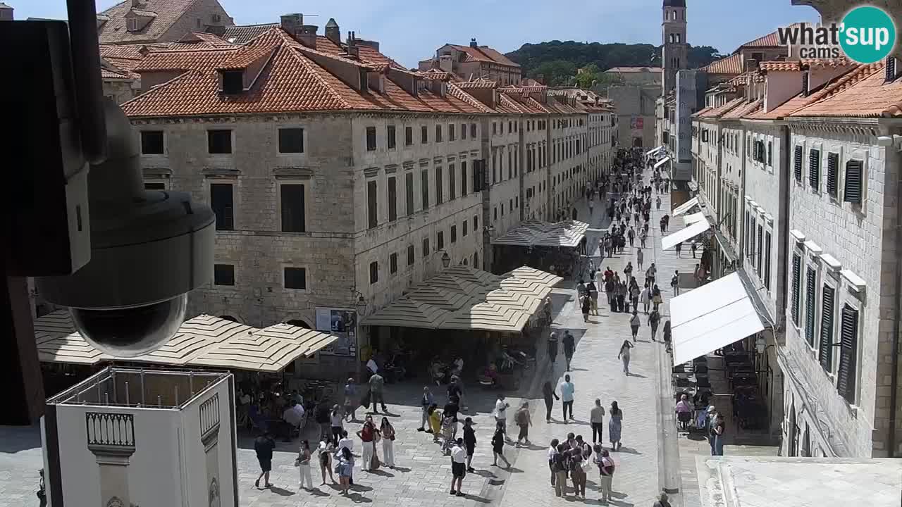 Webcam Dubrovnik – panorama de la vieille ville