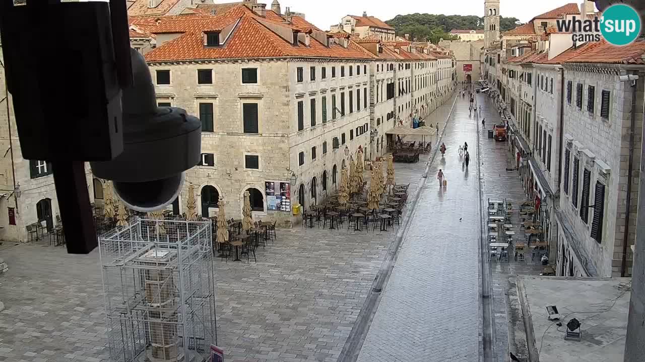 Kamera v zivo Dubrovnik – panorama na stari del mesta