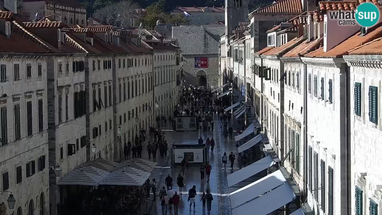 Live Webcam Dubrovnik Stradun