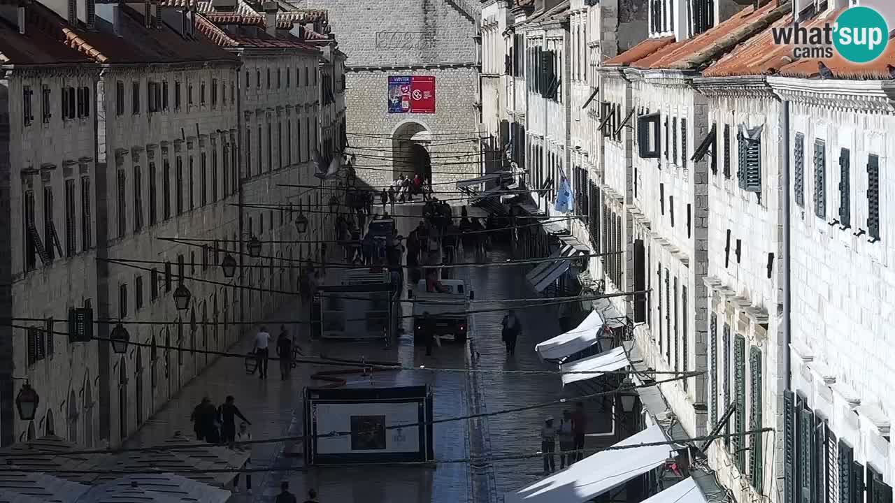 Kamera v zivo Dubrovnik – panorama na stari del mesta