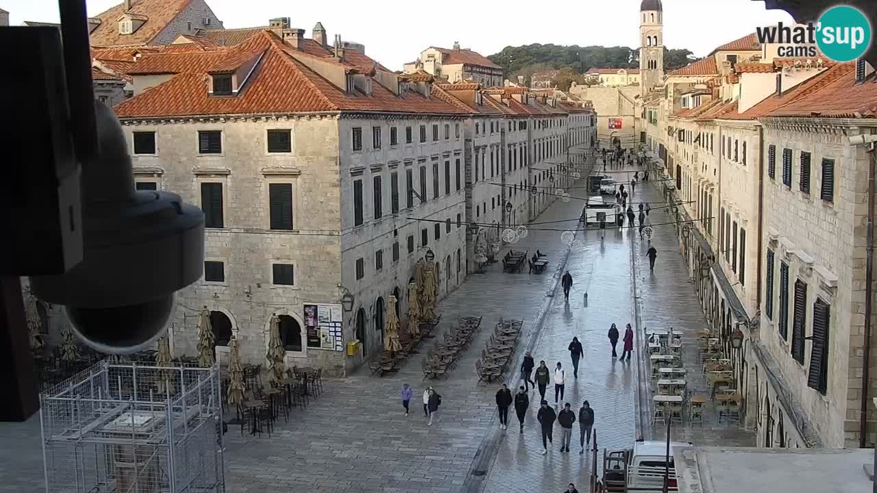 Kamera v zivo Dubrovnik – panorama na stari del mesta