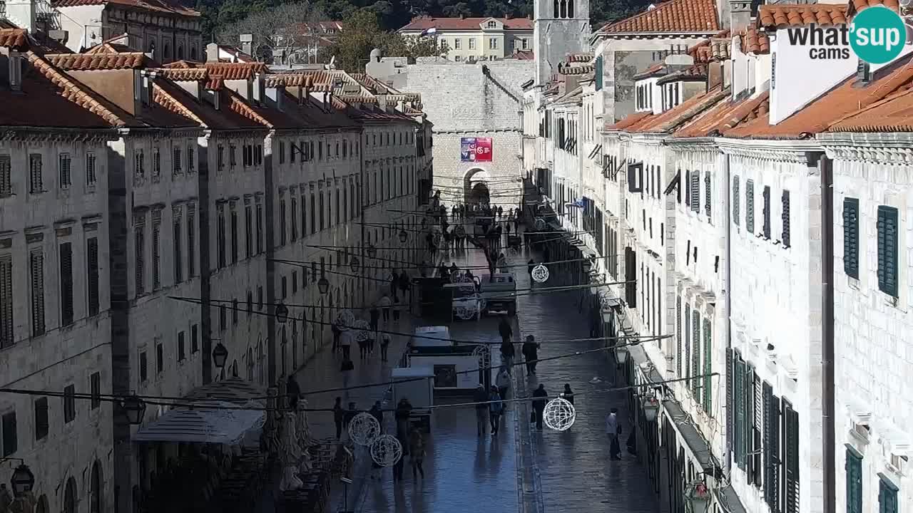 Webcam live Dubrovnik – panorama della città vecchia