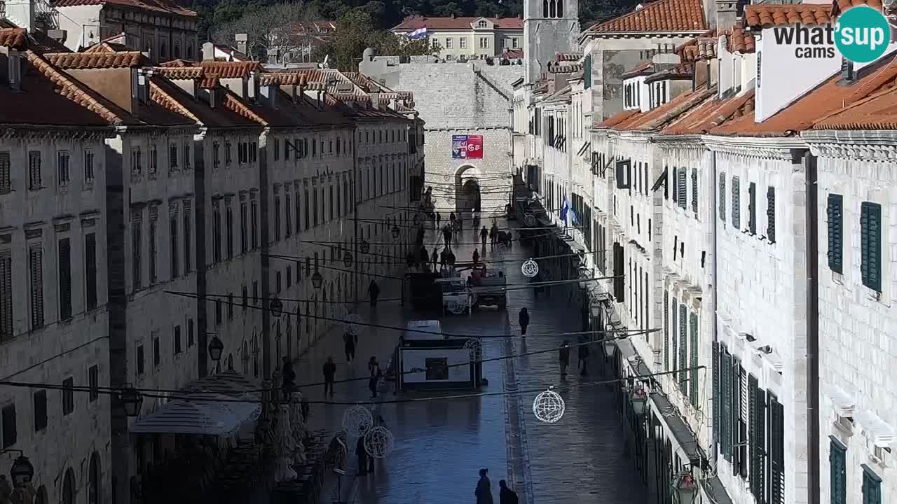 Webcam live Dubrovnik – panorama della città vecchia