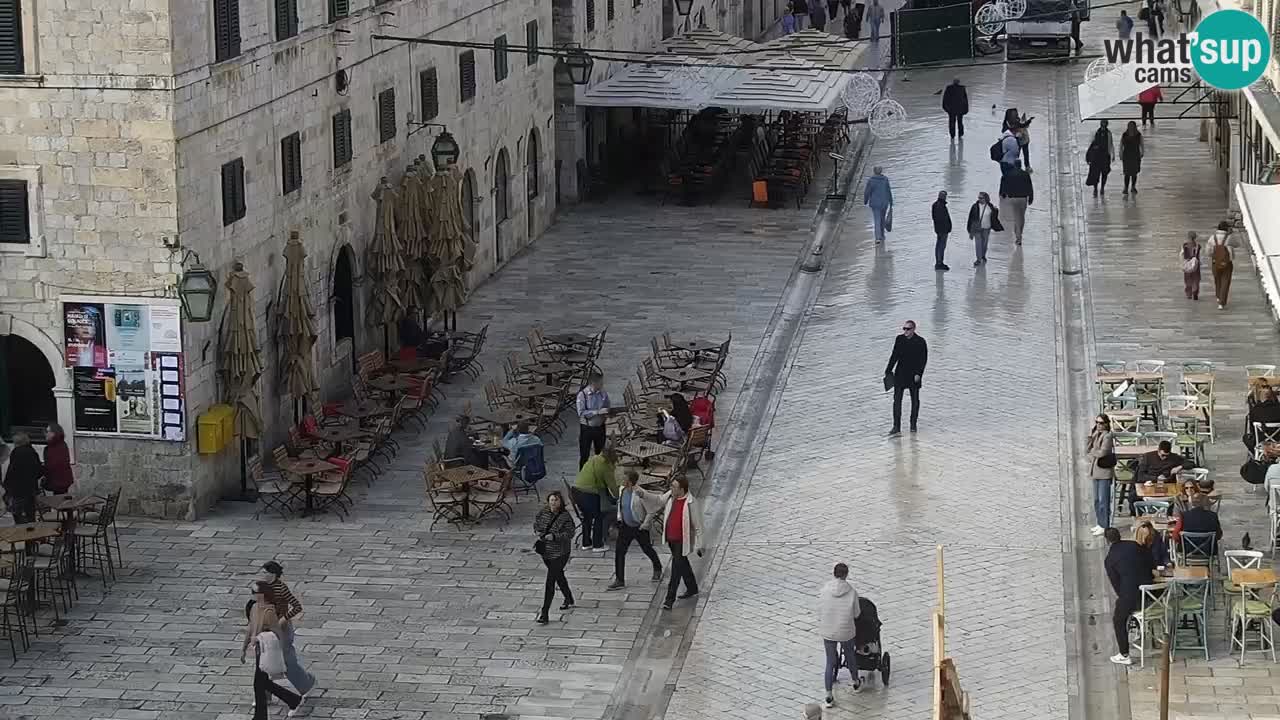 Kamera v zivo Dubrovnik – panorama na stari del mesta