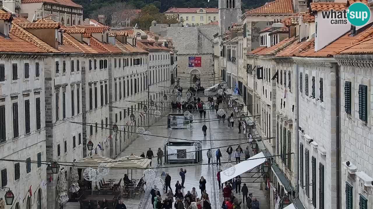 Kamera v zivo Dubrovnik – panorama na stari del mesta