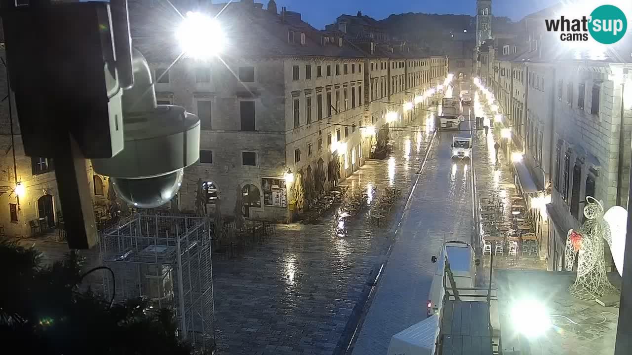 Kamera v zivo Dubrovnik – panorama na stari del mesta