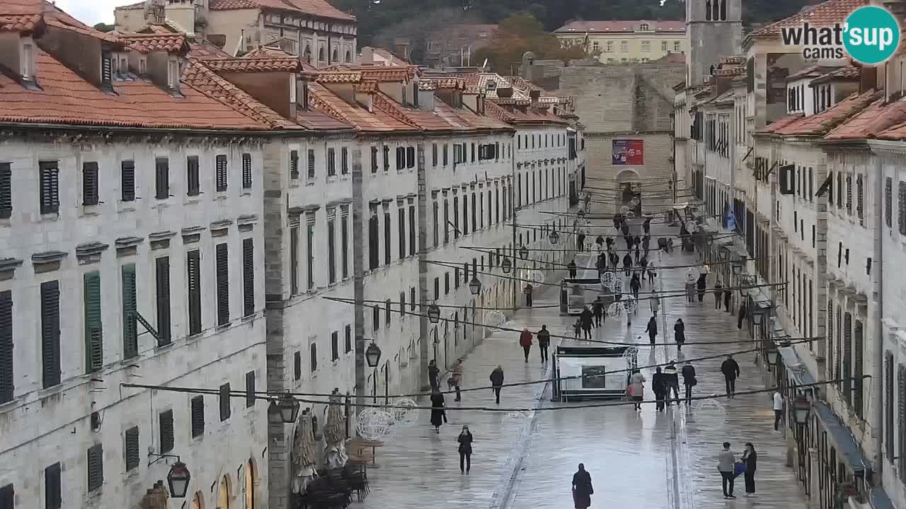 Kamera v zivo Dubrovnik – panorama na stari del mesta