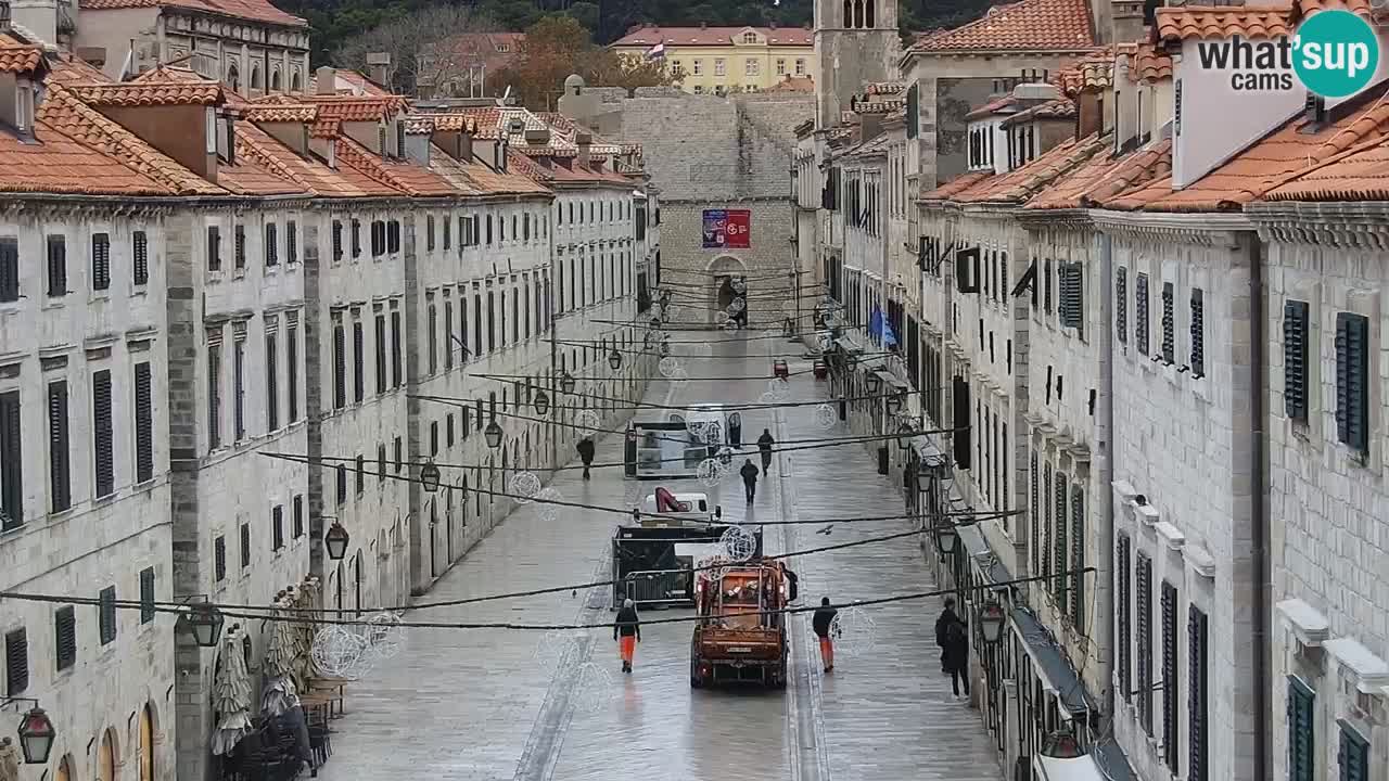 Webcam live Dubrovnik – panorama della città vecchia