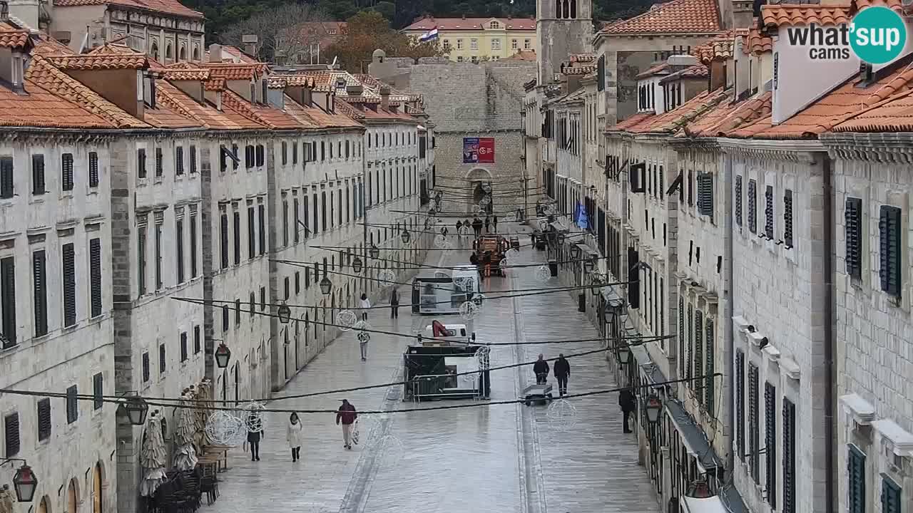 Kamera v zivo Dubrovnik – panorama na stari del mesta