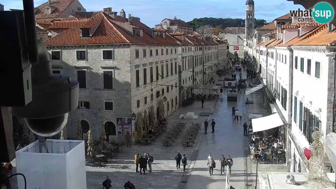 Kamera v živo Dubrovnik Stradun / Placa