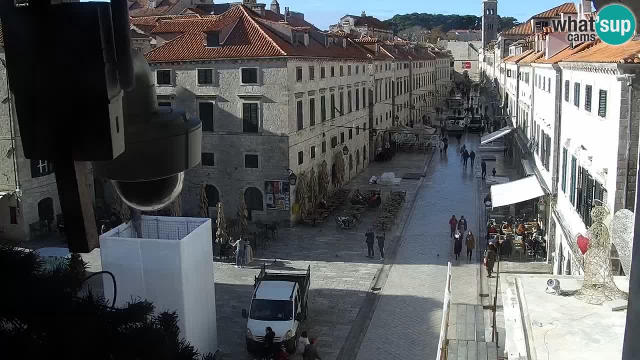 Kamera v zivo Dubrovnik – panorama na stari del mesta