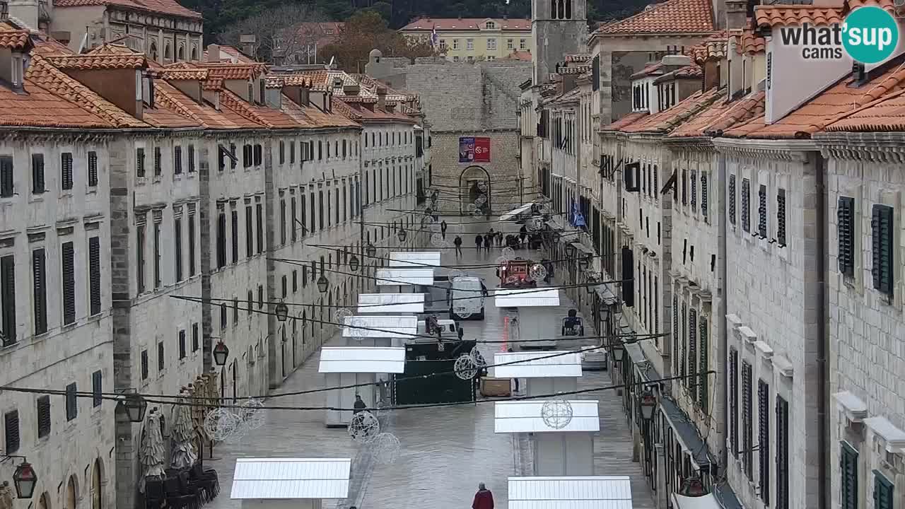 Webcam live Dubrovnik – panorama della città vecchia