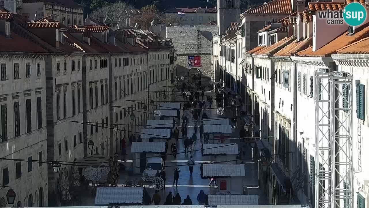 Webcam live Dubrovnik – panorama della città vecchia