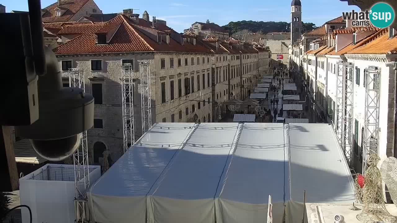 Webcam live Dubrovnik – panorama della città vecchia