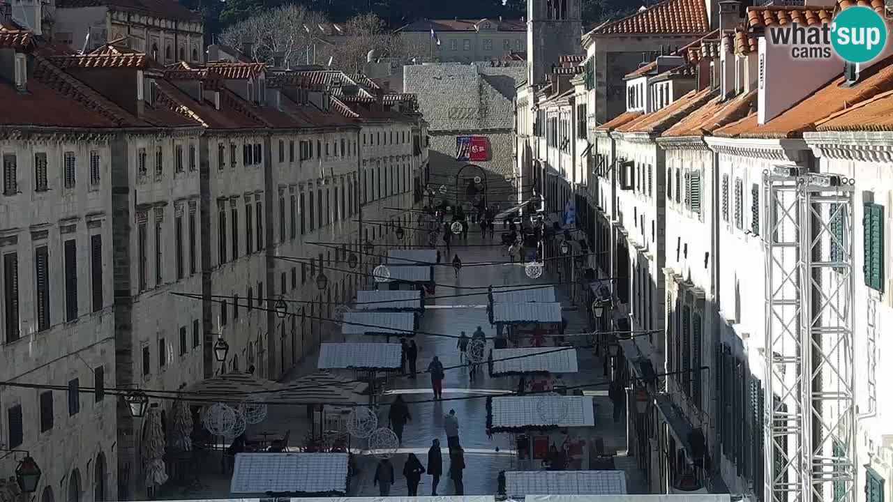 Kamera v živo Dubrovnik Stradun / Placa