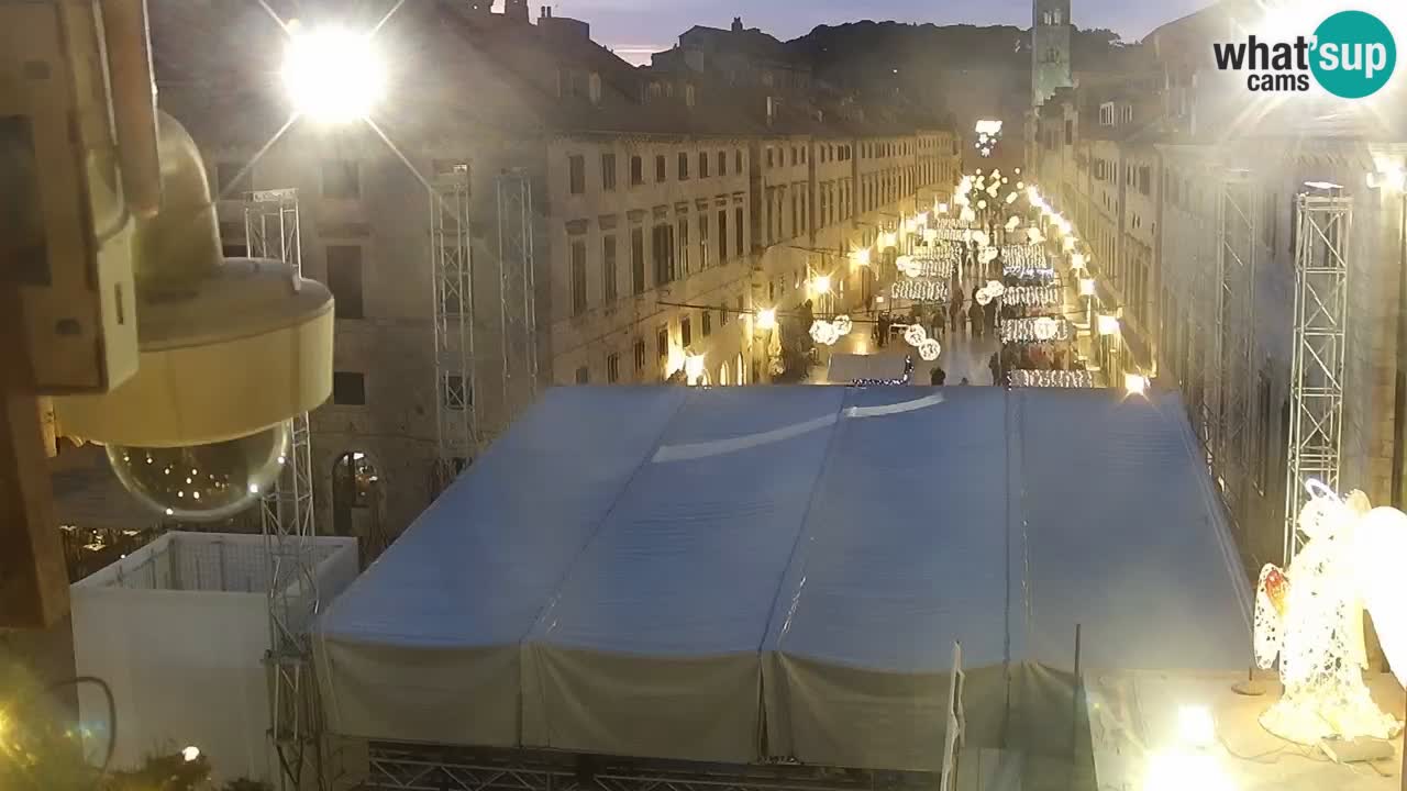 Webcam live Dubrovnik – panorama della città vecchia