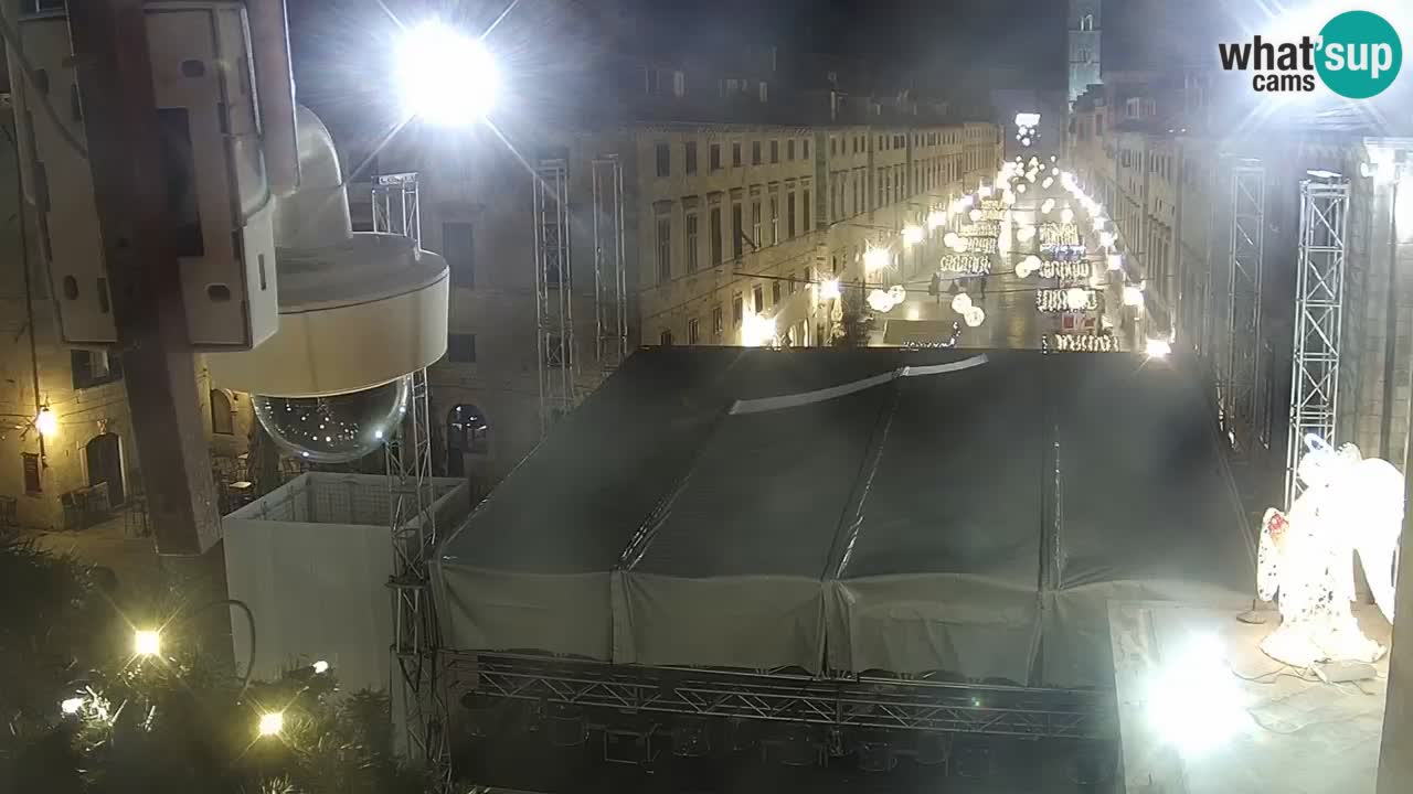 Webcam live Dubrovnik – panorama della città vecchia