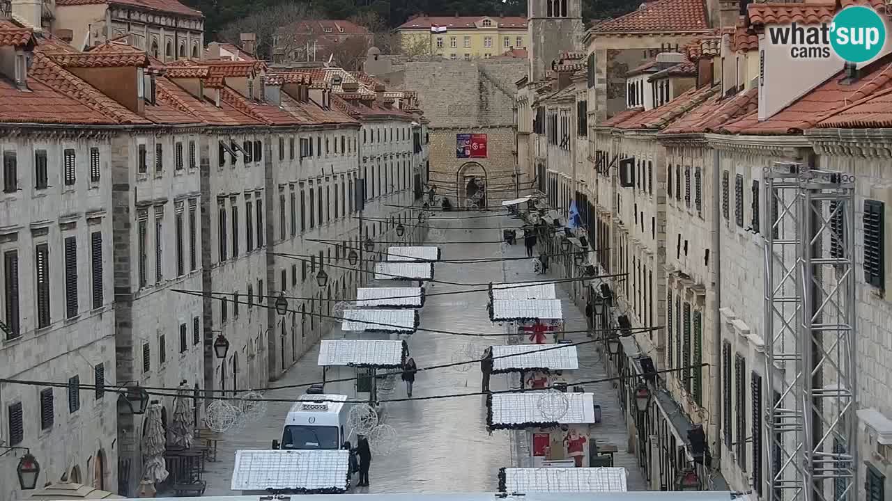 Webcam Dubrovnik – panorama de la vieille ville