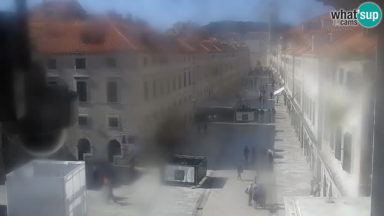 Kamera v zivo Dubrovnik – panorama na stari del mesta