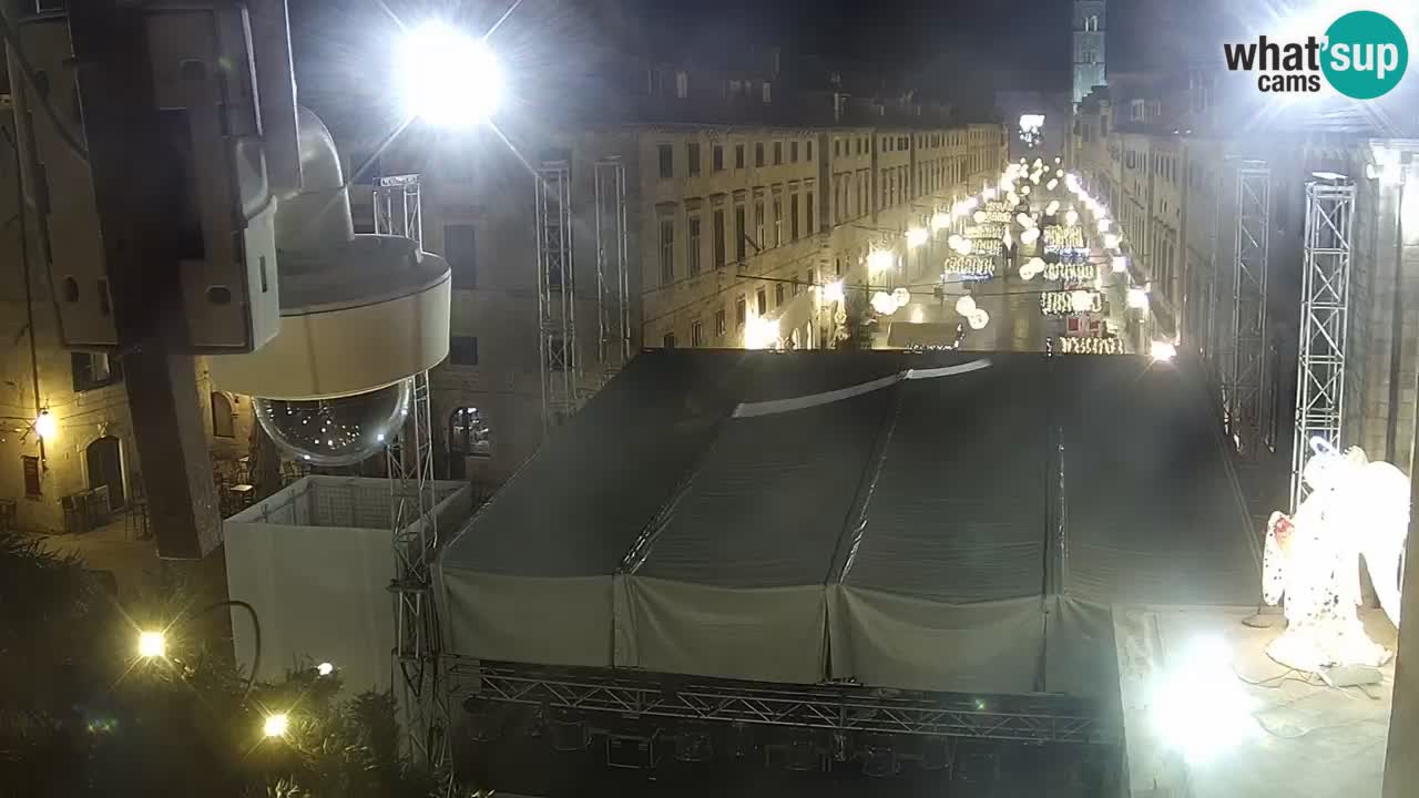 Webcam live Dubrovnik – panorama della città vecchia