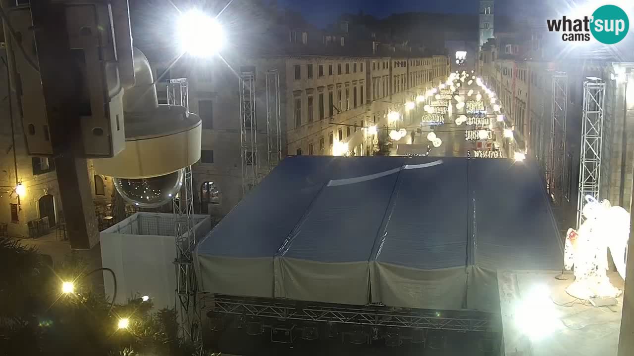 Webcam live Dubrovnik – panorama della città vecchia