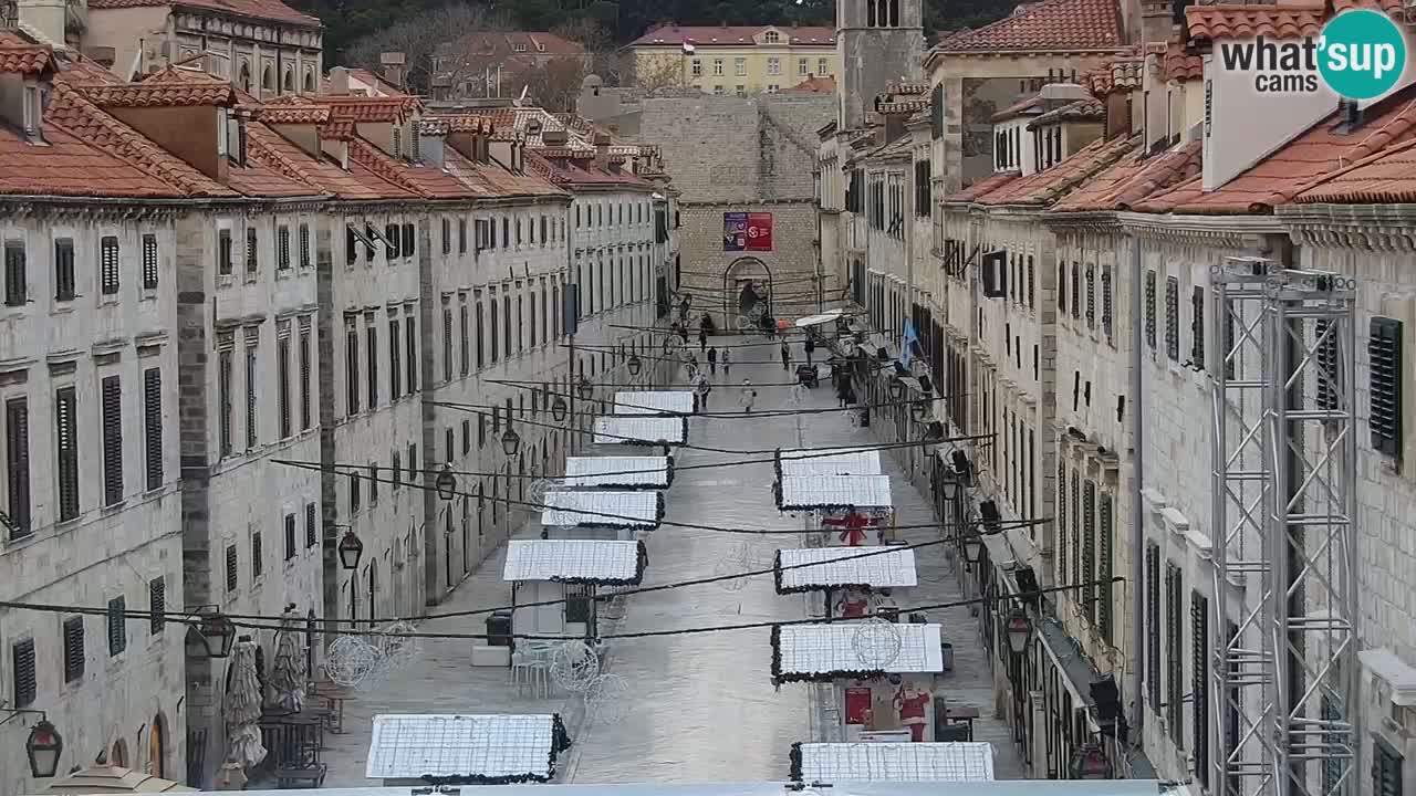 Webcam Dubrovnik – panorama de la vieille ville