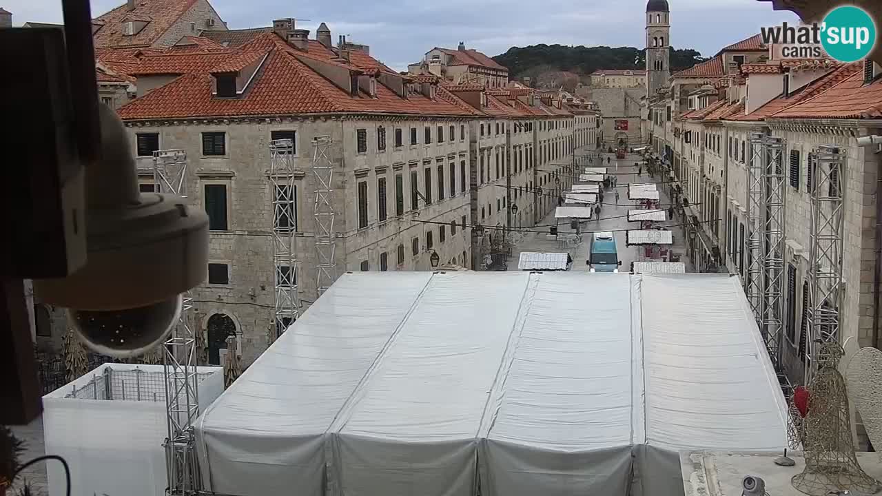 Webcam Dubrovnik – panorama de la vieille ville