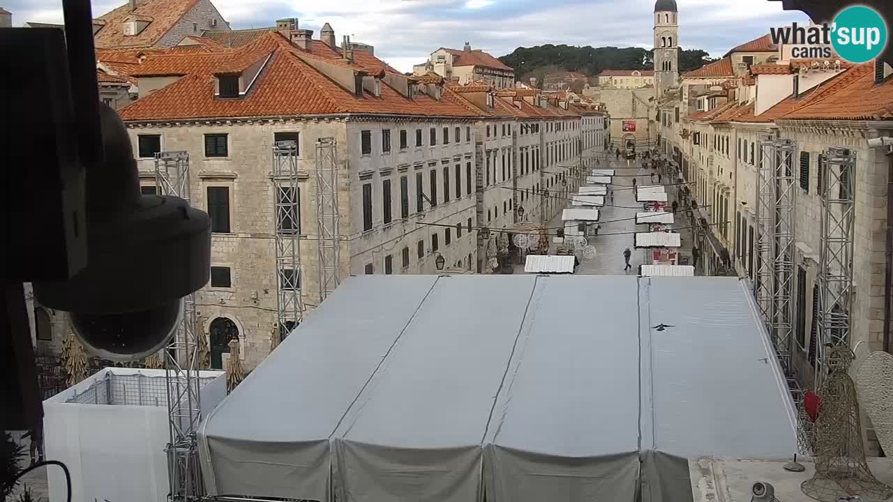 Webcam Dubrovnik – panorama de la vieille ville