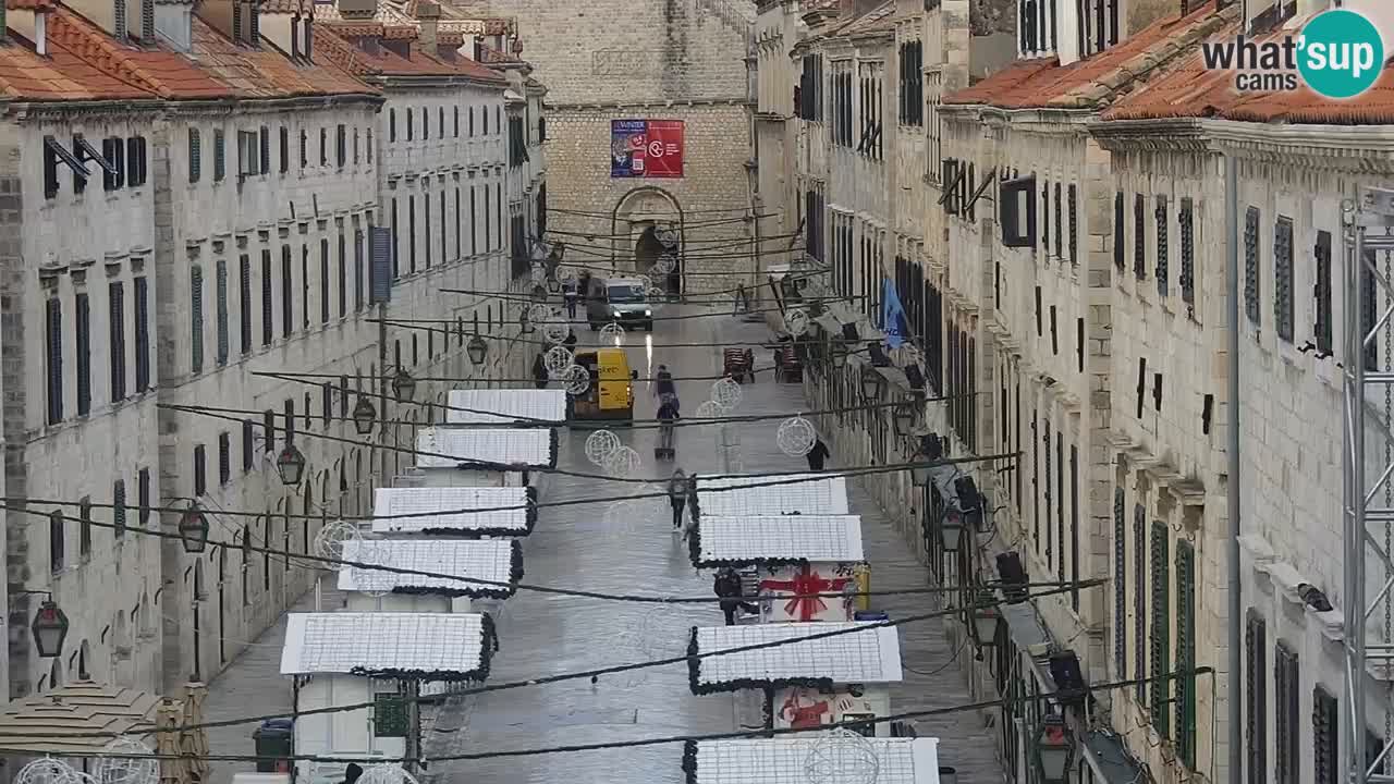 Webcam live Dubrovnik – panorama della città vecchia