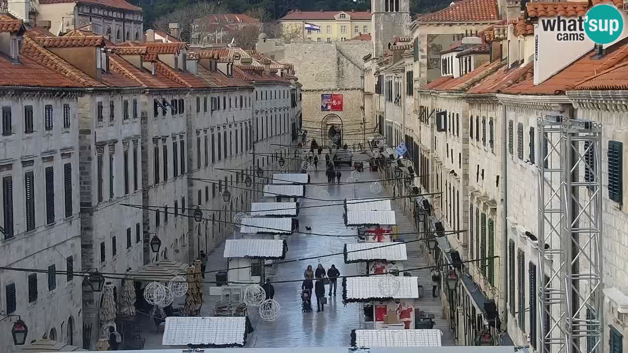 Webcam Dubrovnik – panorama de la vieille ville