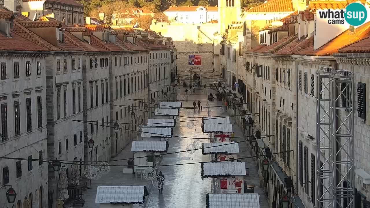 Live Webcam Dubrovnik Stradun