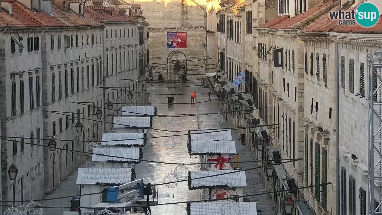 Webcam Dubrovnik – panorama de la vieille ville