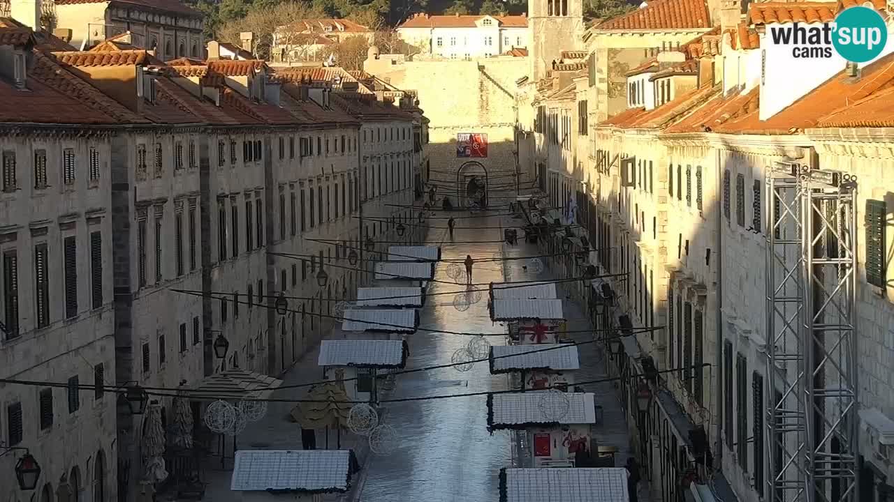 Webcam live Dubrovnik – panorama della città vecchia