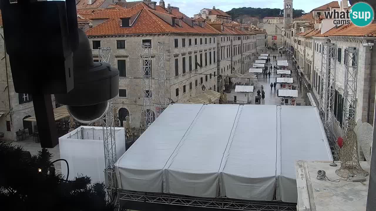 Webcam Dubrovnik – panorama de la vieille ville