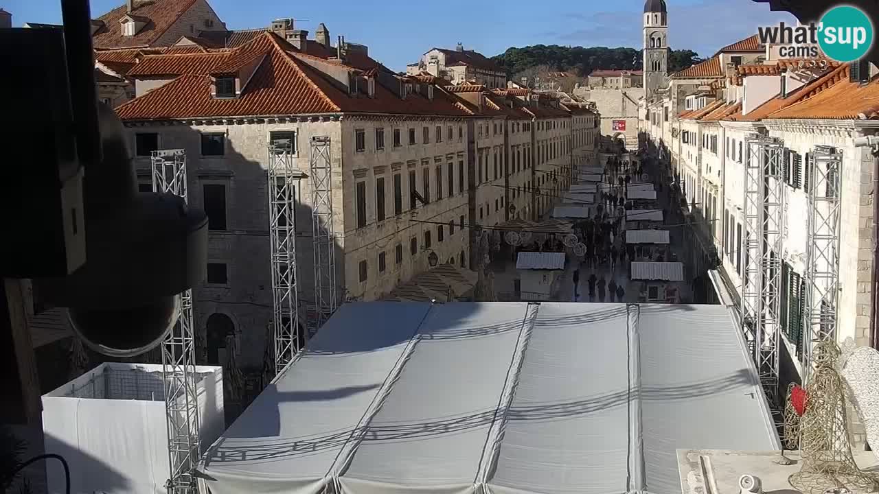 Webcam Dubrovnik – panorama de la vieille ville