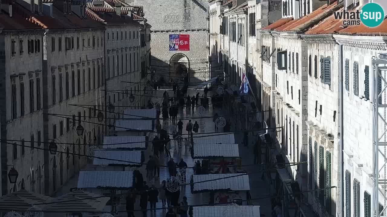 Webcam Dubrovnik – panorama de la vieille ville