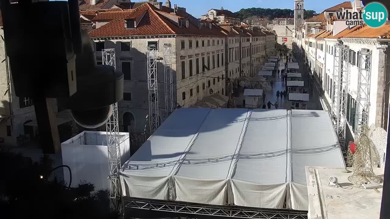 Webcam live Dubrovnik – panorama della città vecchia