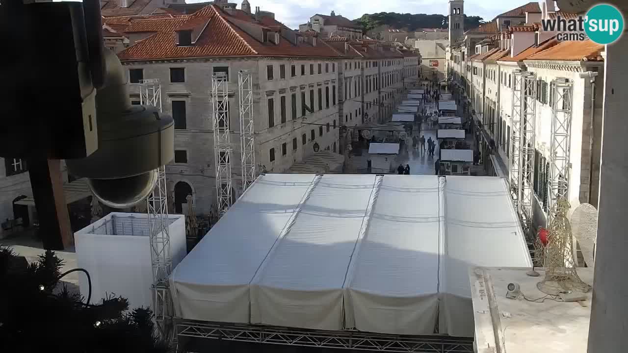 Live Webcam Dubrovnik Stradun