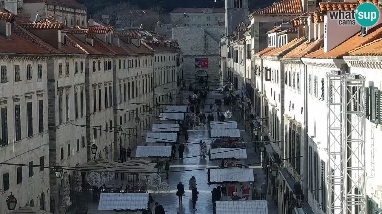 Webcam Dubrovnik – panorama de la vieille ville