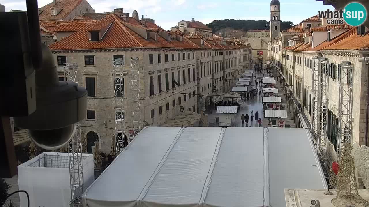 Webcam live Dubrovnik – panorama della città vecchia