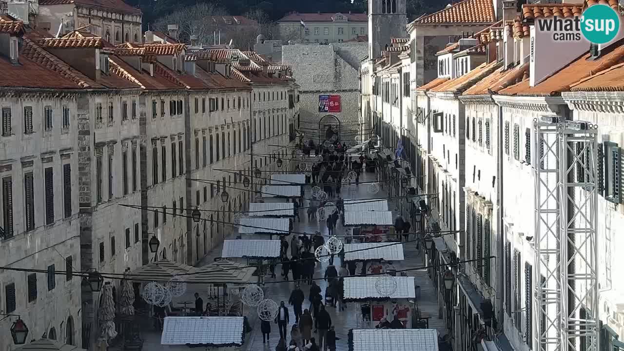 Kamera v živo Dubrovnik Stradun / Placa