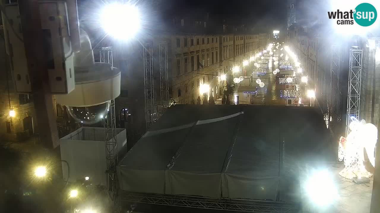 Webcam live Dubrovnik – panorama della città vecchia