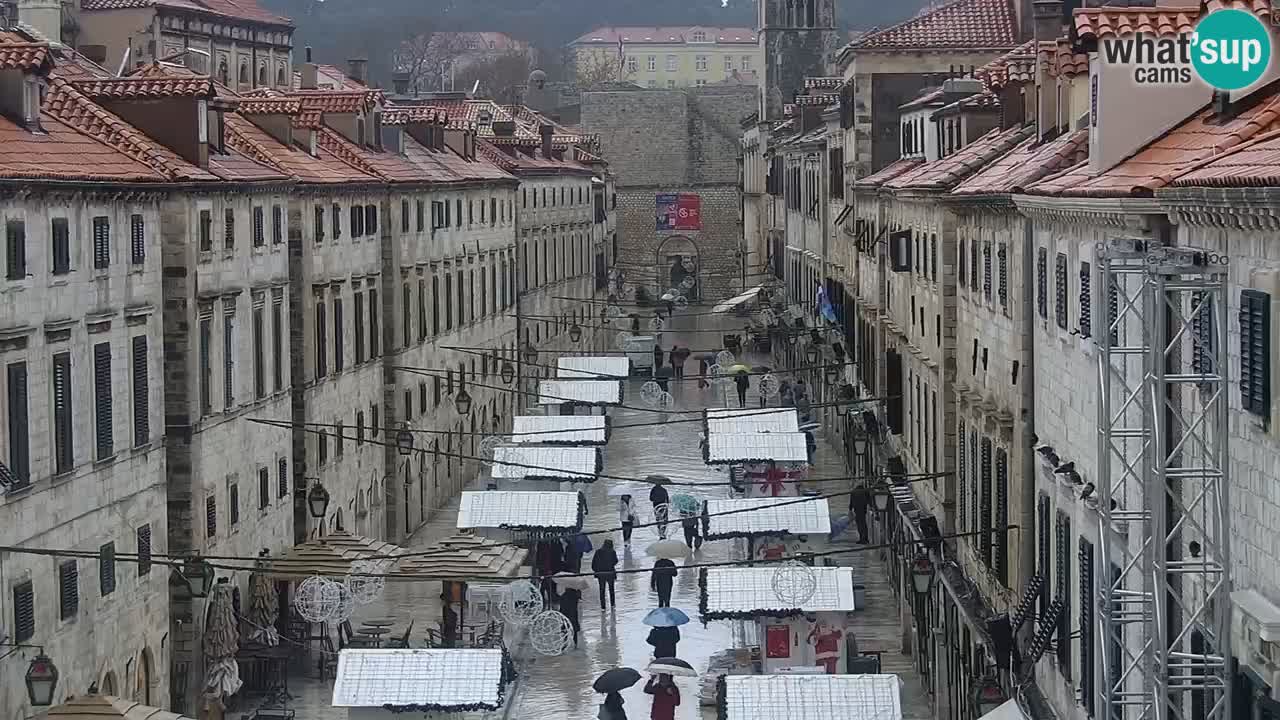 Webcam Dubrovnik – panorama de la vieille ville