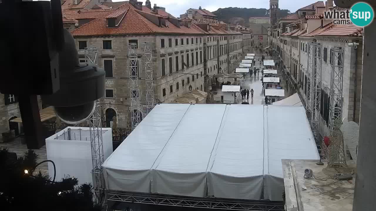 Webcam live Dubrovnik – panorama della città vecchia