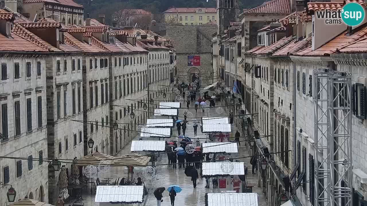 Live Webcam Dubrovnik Stradun