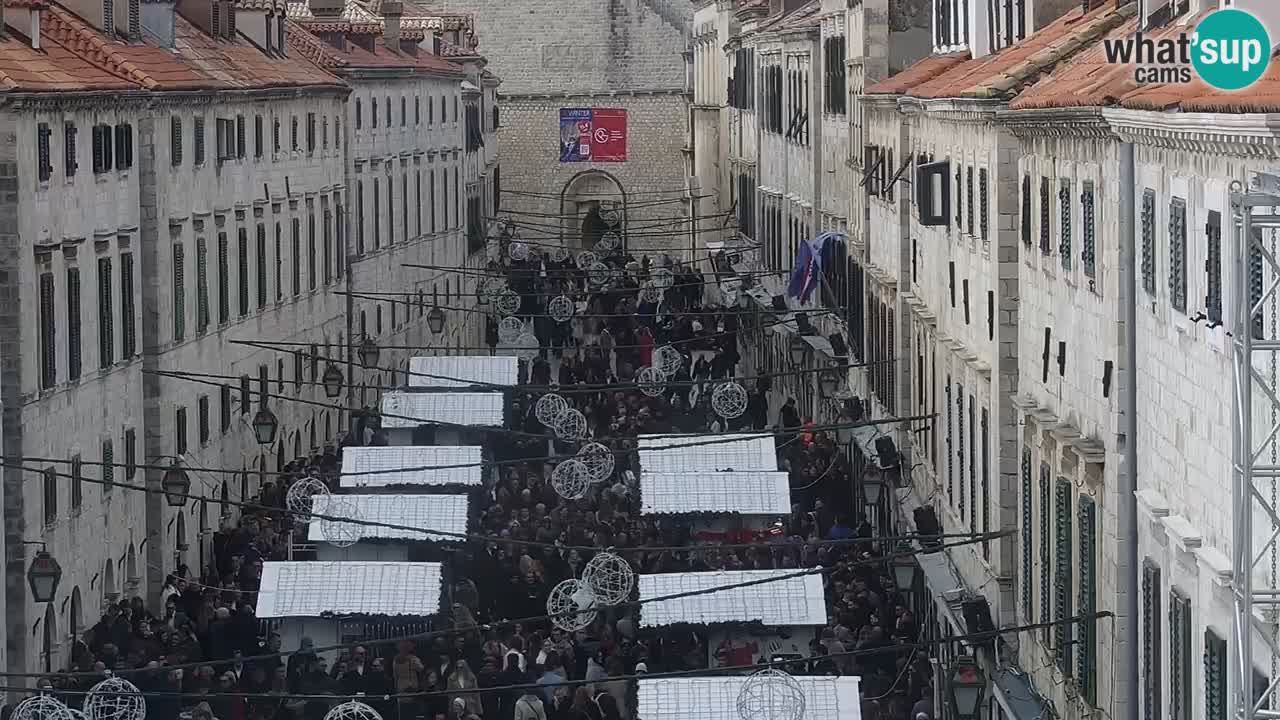 Webcam live Dubrovnik – panorama della città vecchia