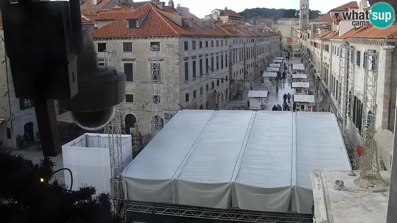 Webcam Dubrovnik – panorama de la vieille ville